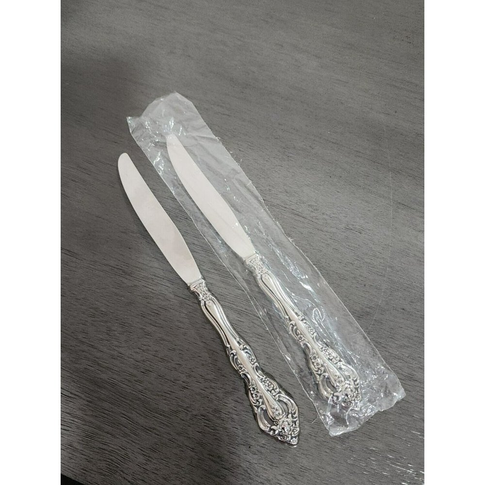 2 Oneida Brahms Hollow Handle Dinner Knife 9" Community stainless flatware - Picture 1 of 6